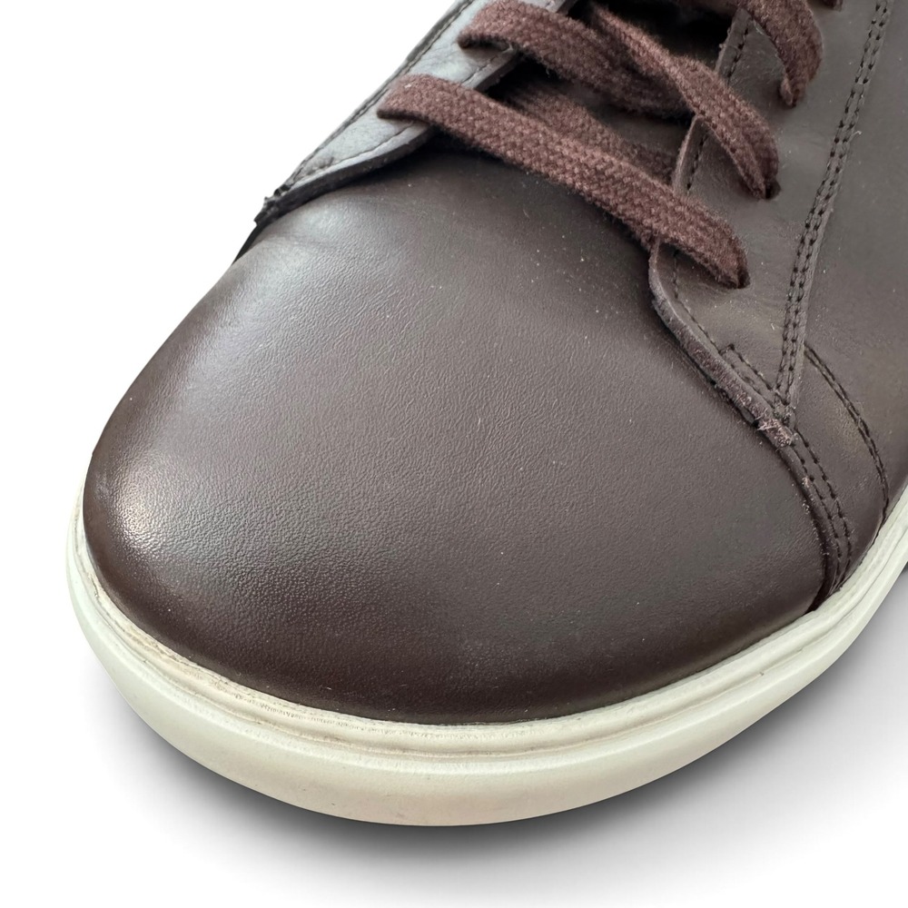 Birkenstock Bend Low Shoes Men 10 /43 Brown Leather Cork Trim Decon Lace Sneaker - Picture 12 of 12